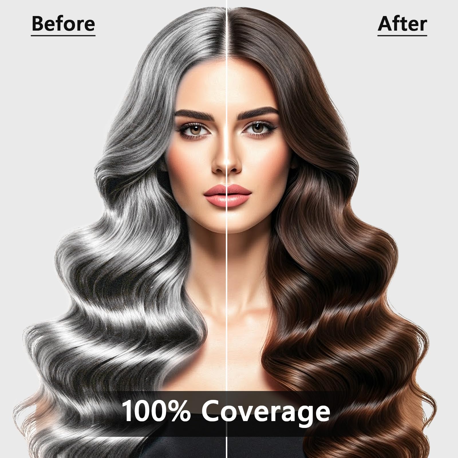 Mokasakiso 3-in-1 formula provides color, conditioning, and smoothing shine.