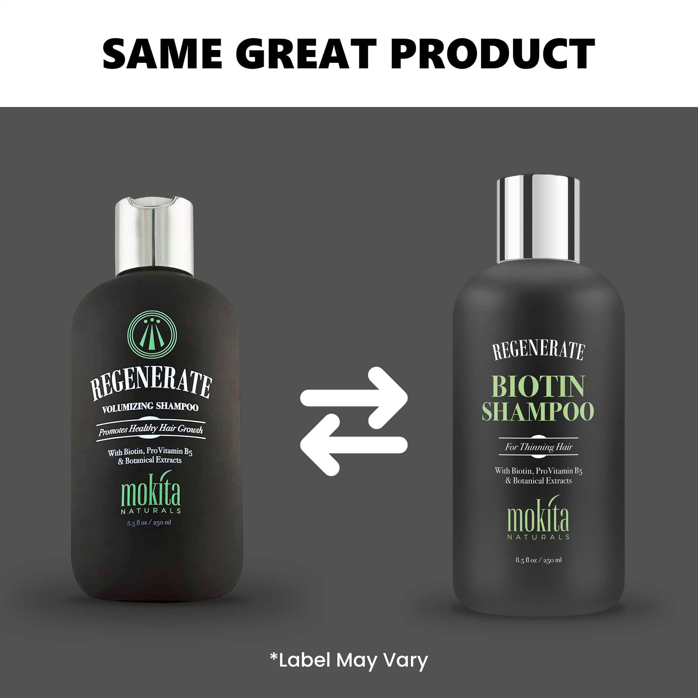 Mokita Naturals Hair Shampoo finished hair shine closeup hints body.