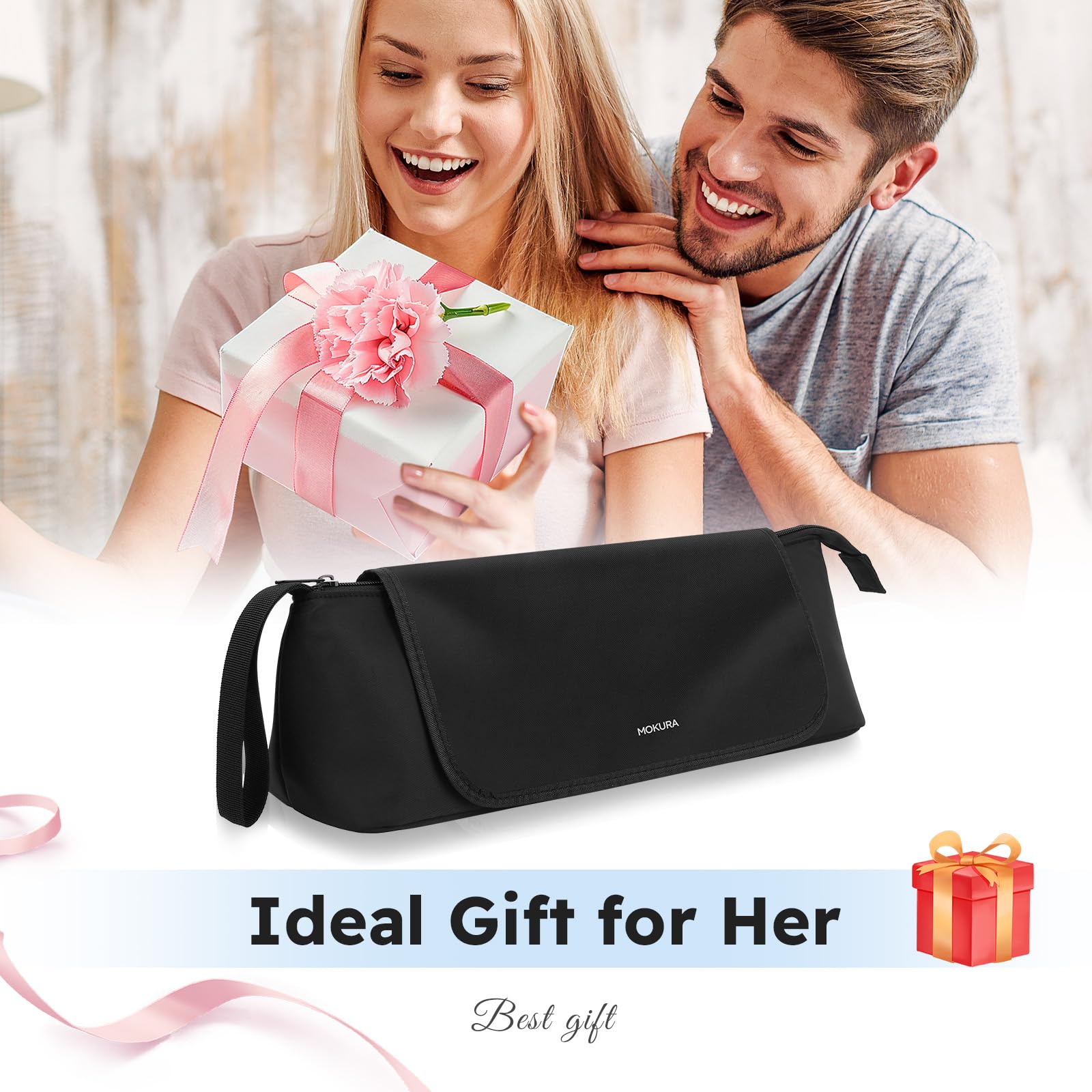 MOKURA gift-ready packaging makes this bag a thoughtful travel essential.