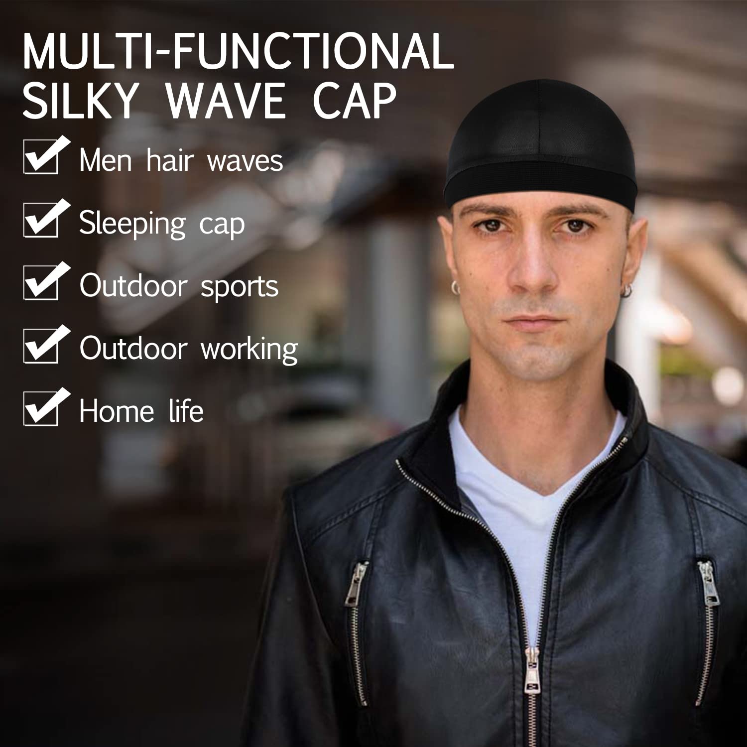 Molain wide elastic band provides comfortable fit and prevents forehead marks.