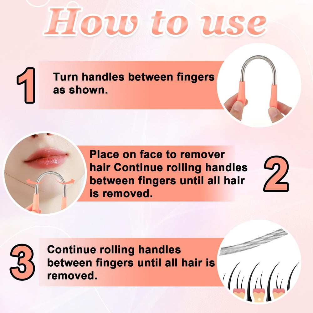 Molain upper lip chin remover spring in compact travel design