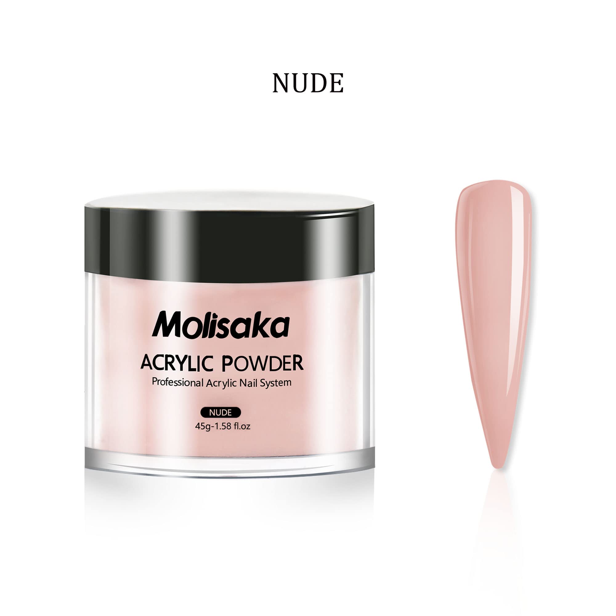 Molisaka Nude acrílico: secado rápido sin lámpara.