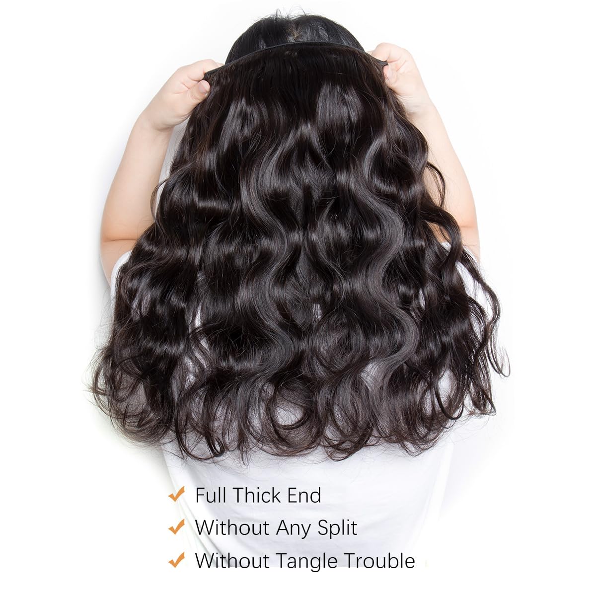 Moluxeu 12A body wave bundles 26-inch length drape and bounce