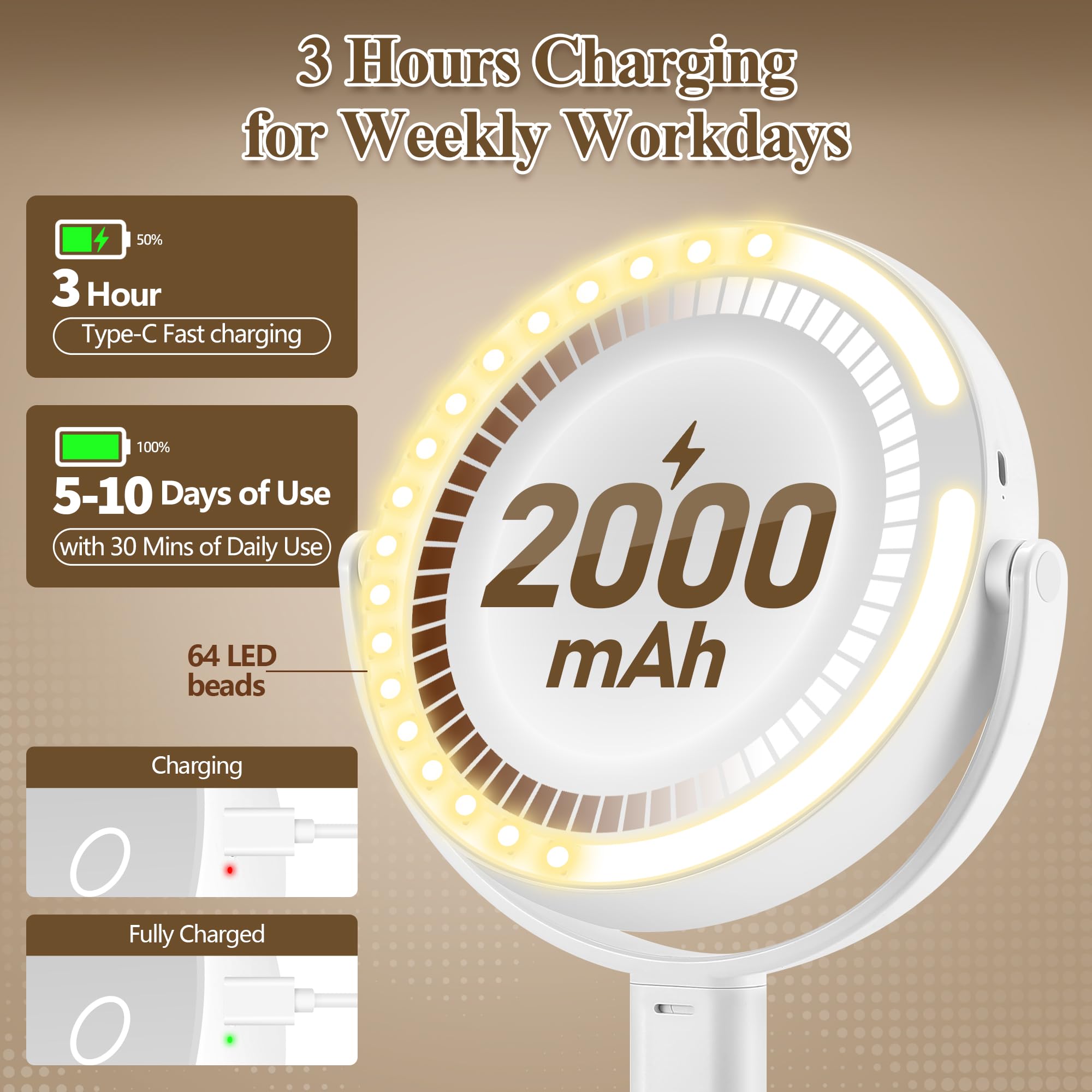 MOMOKUBA rechargeable 2000mAh battery powers extended use