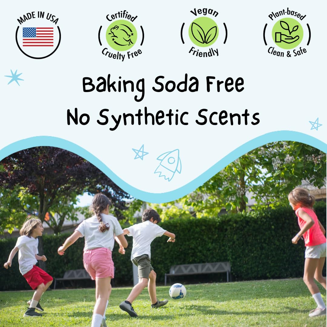 MONA unscented deodorant for kids formula highlights magnesium and zinc oxide for gentle skin.