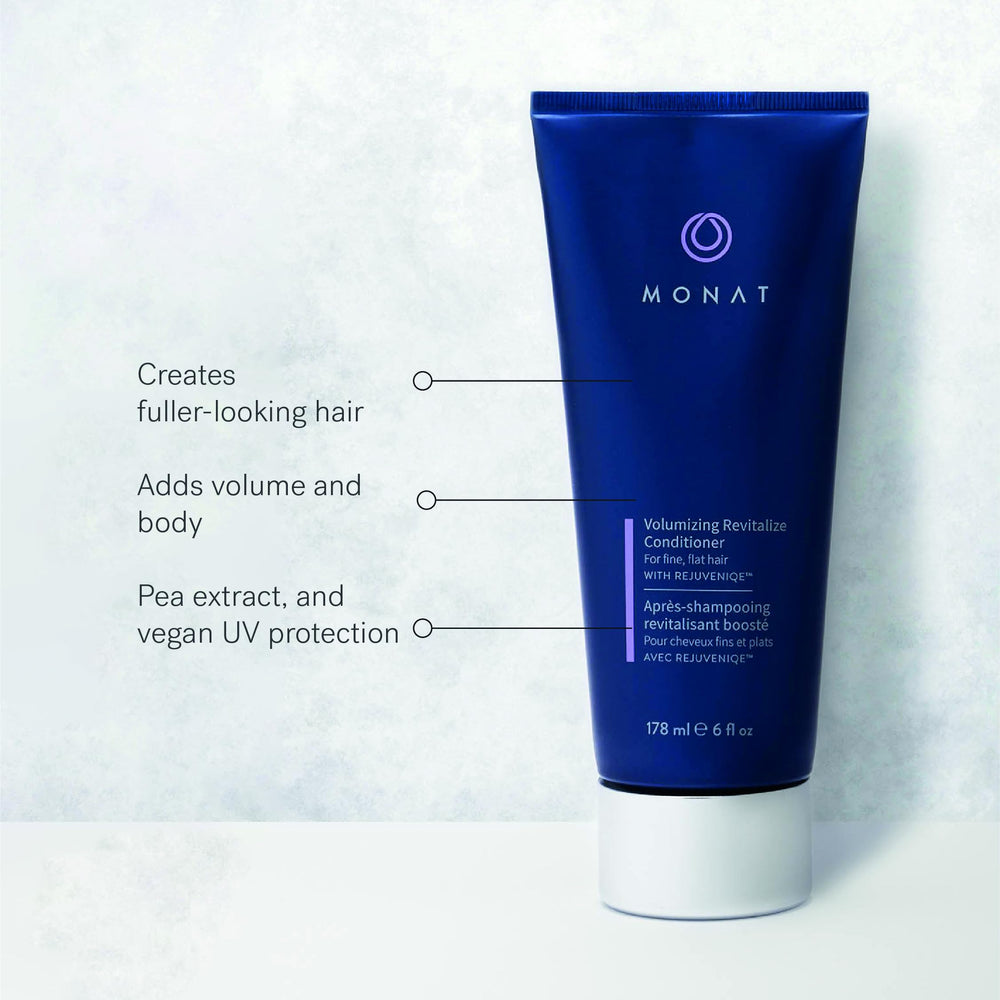 MONAT textura crema no pesa el cabello, suave y manejable.