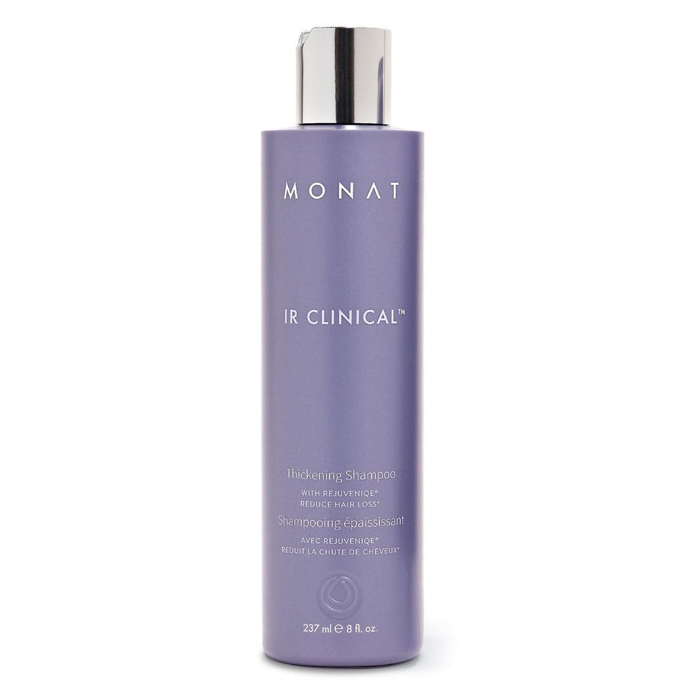 MONAT IR Clinical Thickening Shampoo bottle promotes fuller-looking hair