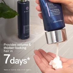 MONAT Pea extract density boost image demonstrates fuller appearance without weighing down