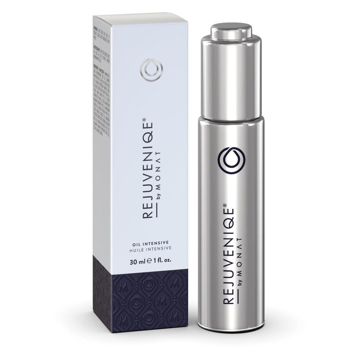MONAT REJUVENIQE Oil bottle for versatile hair and skin care.