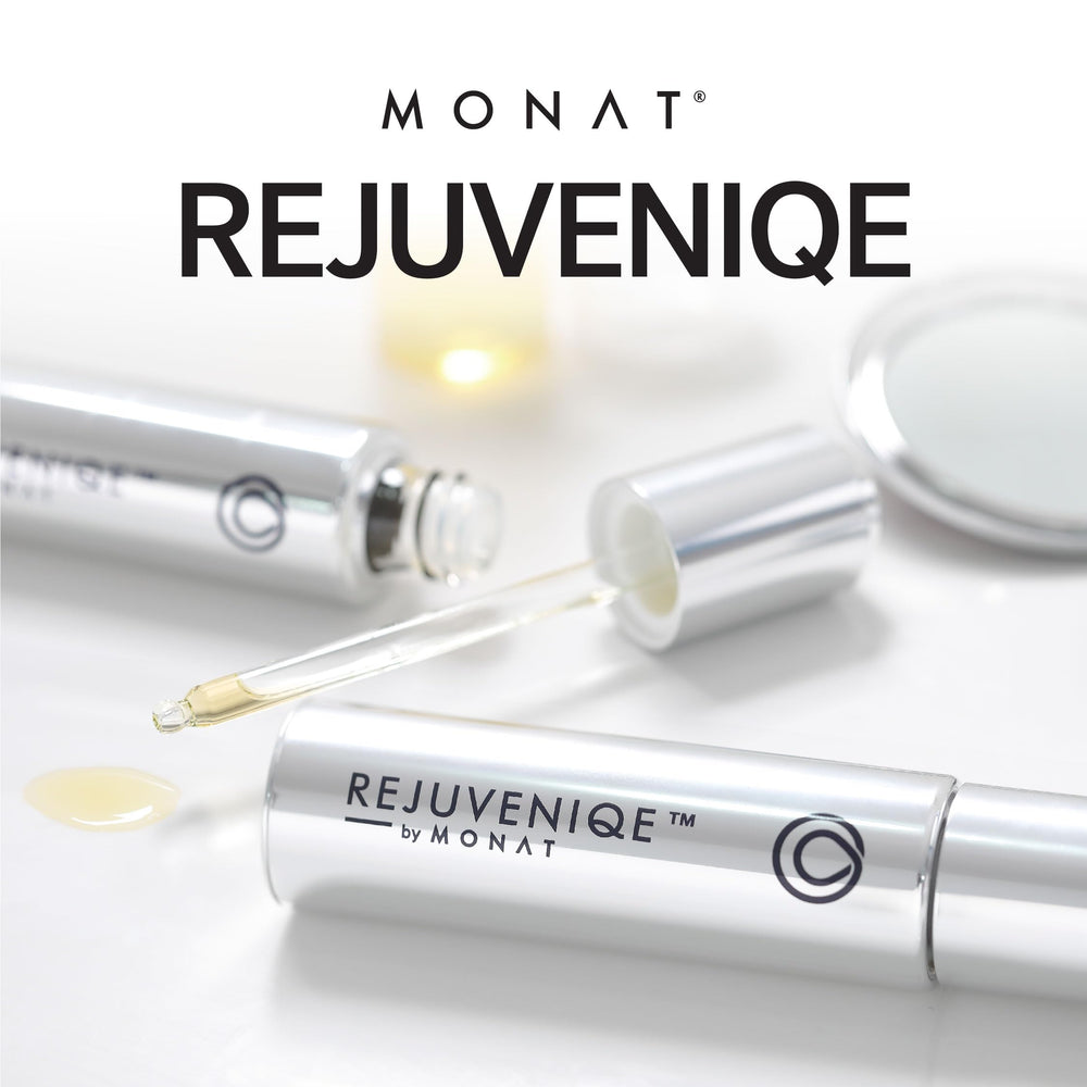 REJUVENIQE oil vegan, sulfate- and paraben-free formula.