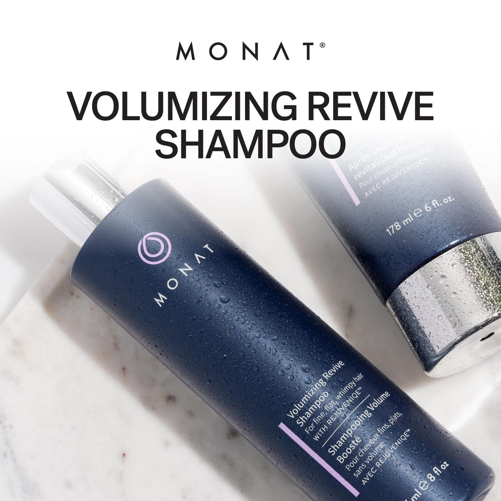 Fine hair lifted with airy volume after use, revealing enhanced body.