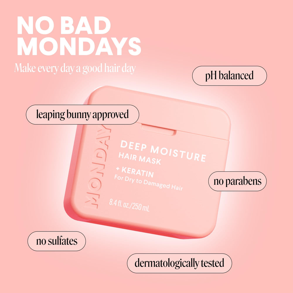 MONDAY mascarilla con aceite de argán para brillo nutritivo.