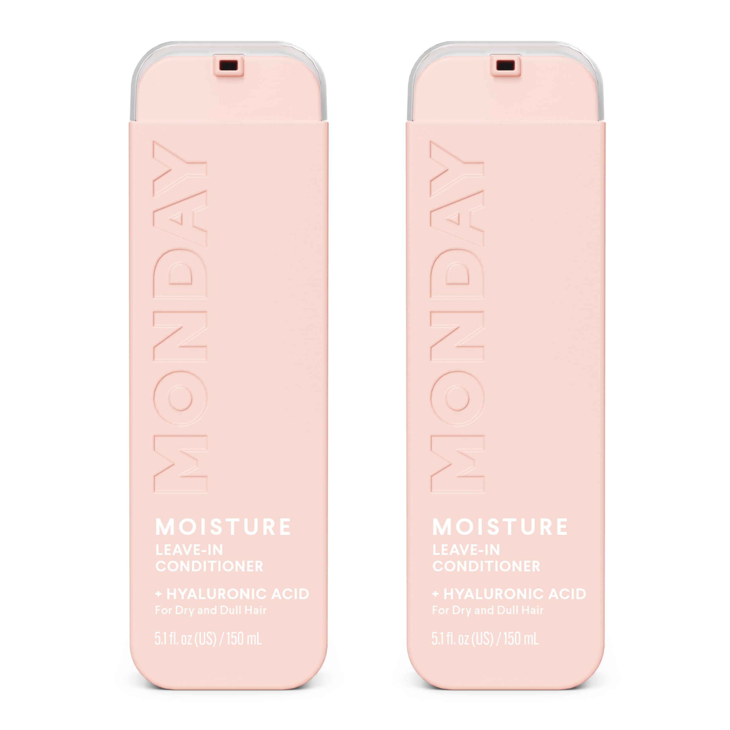 MONDAY Haircare acondicionador sin enjuague duo pack, vista frontal, hidratación diaria.
