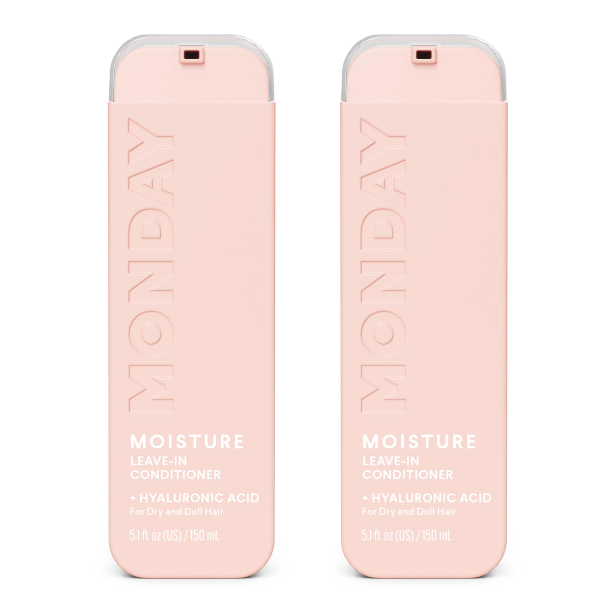 MONDAY Haircare acondicionador sin enjuague duo pack, vista frontal, hidratación diaria.