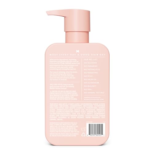 CURL DEFINE bottle pump shown for easy, targeted application.