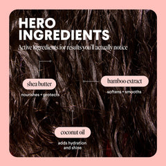 MONDAY Haircare Curl Restore creamy texture shown for easy even distribution.