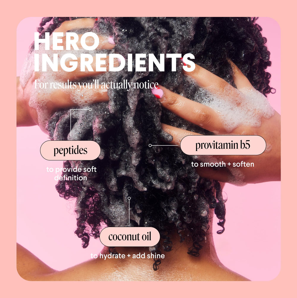 MONDAY HAIRCARE Hair strands appear shinier and defined after use