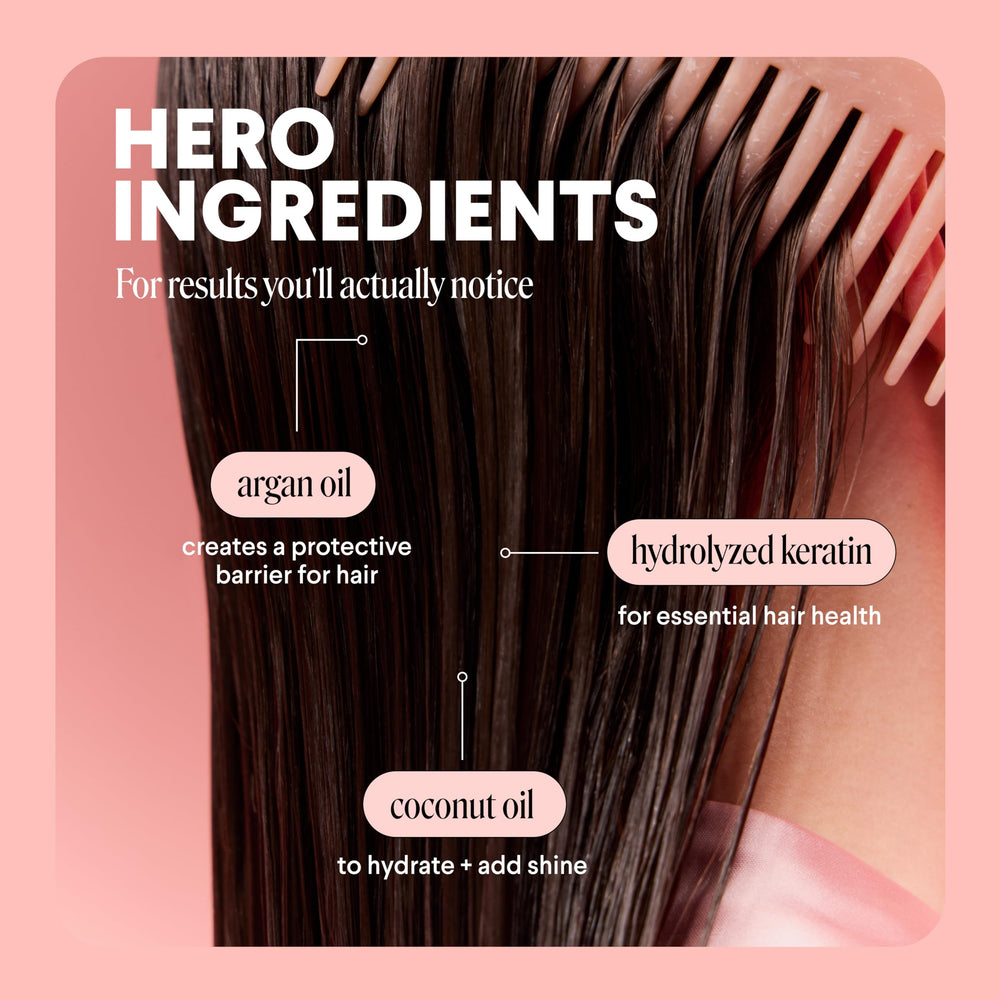 MONDAY Haircare Repair keratina, ingrediente para suavidad y fortalecimiento.