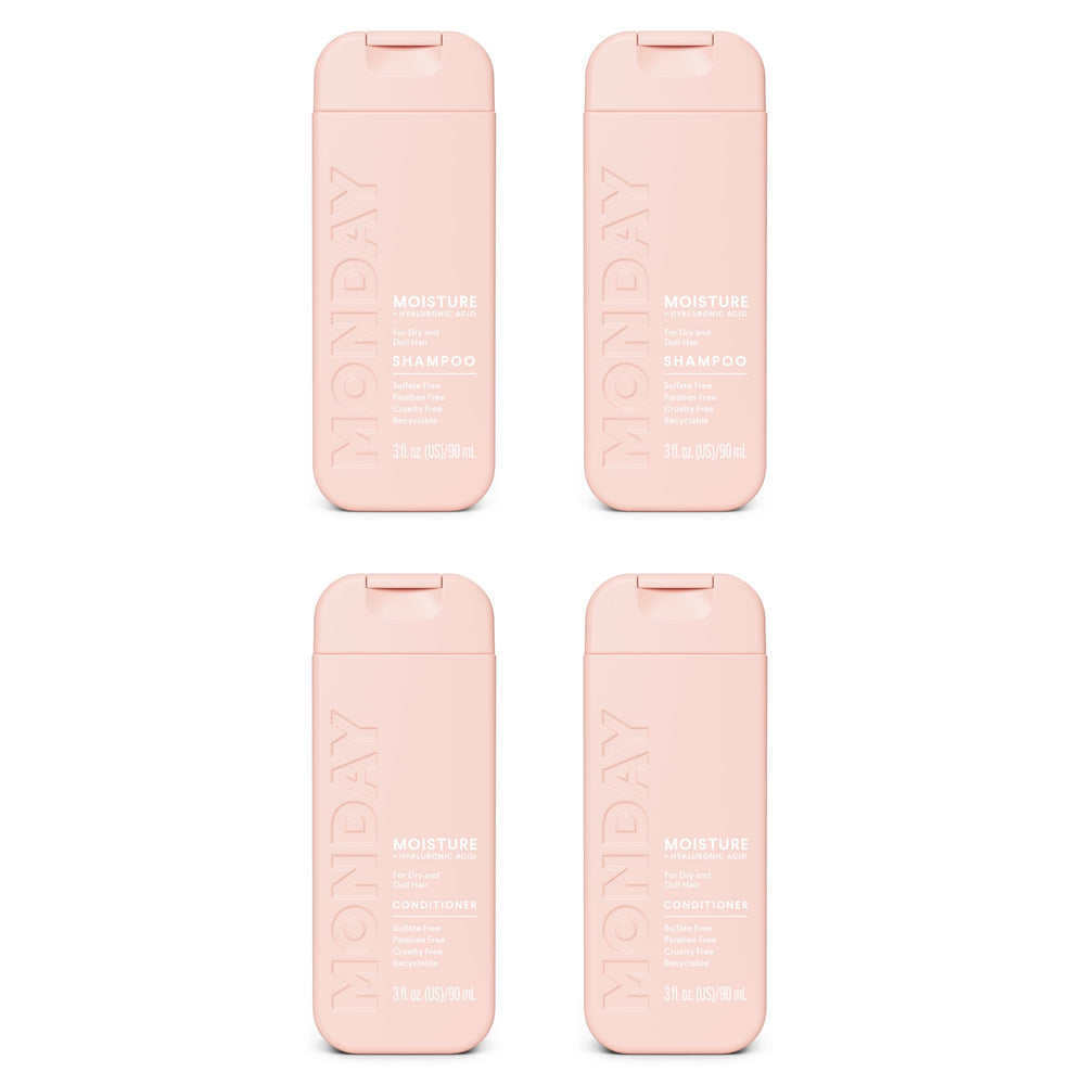 MONDAY Haircare MOISTURE champu en botella que hidrata el cabello seco