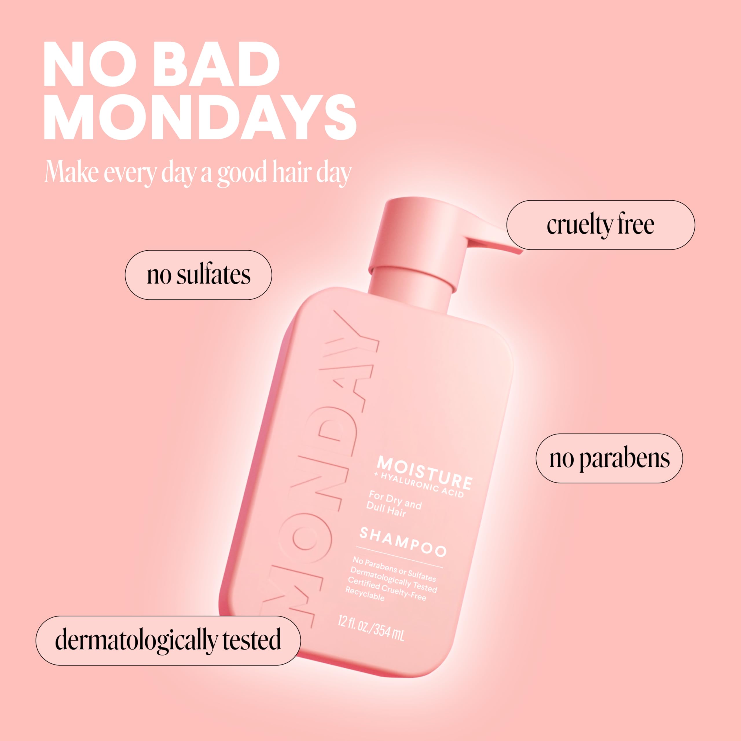 MONDAY HAIRCARE MOISTURE: manteca de karité que sella la cutícula.
