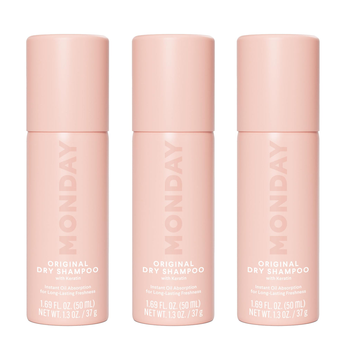 MONDAY HAIRCARE Original champú seco envase: absorbe grasa y refresca entre lavados.