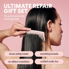 MONDAY Haircare Repair Leave-In en spray, protección contra calor y peinado fácil.