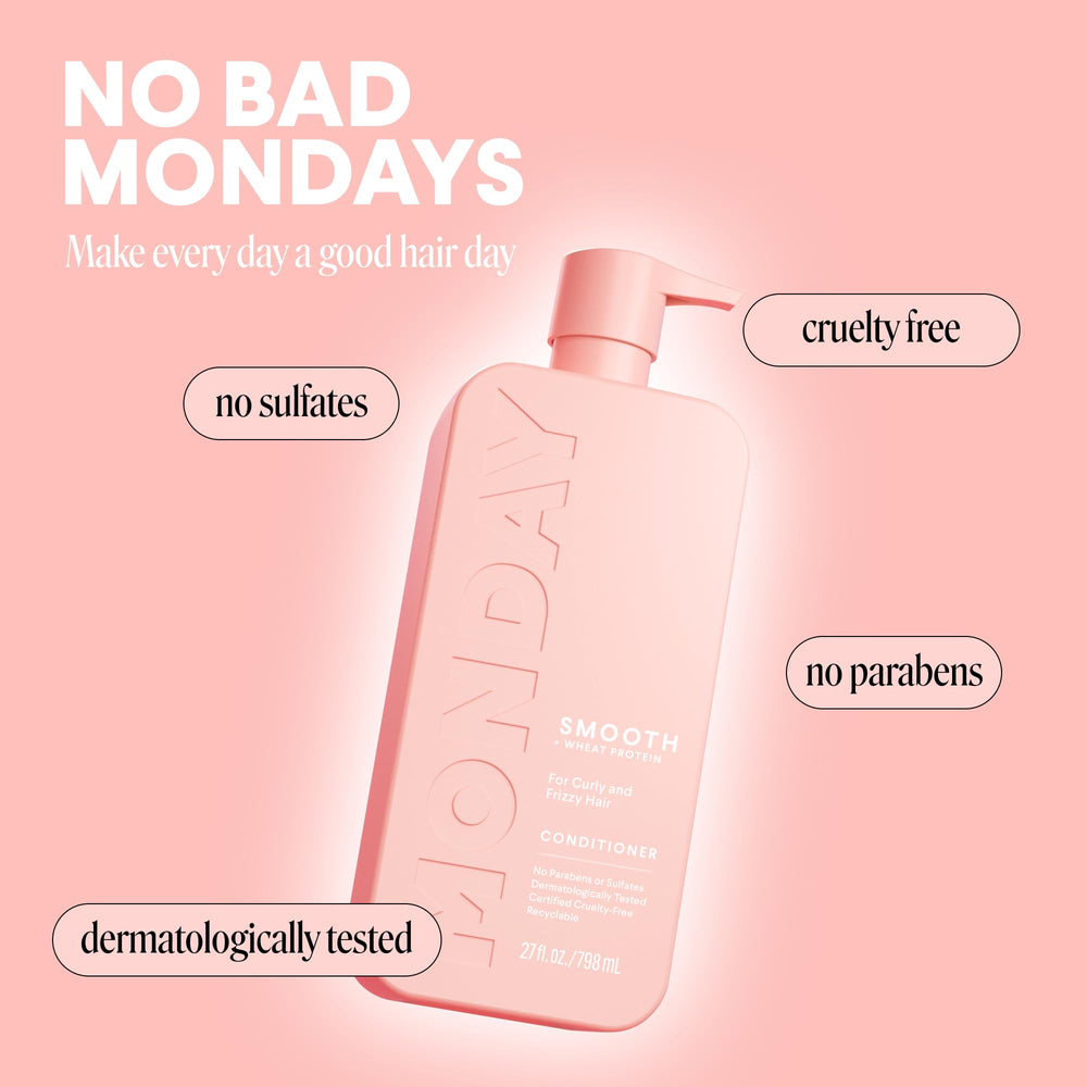 MONDAY HAIRCARE Smooth: frizz bajo control para peinados fáciles.