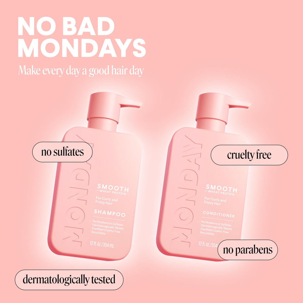 MONDAY HAIRCARE Smooth fórmula sin SLS ni parabenos.