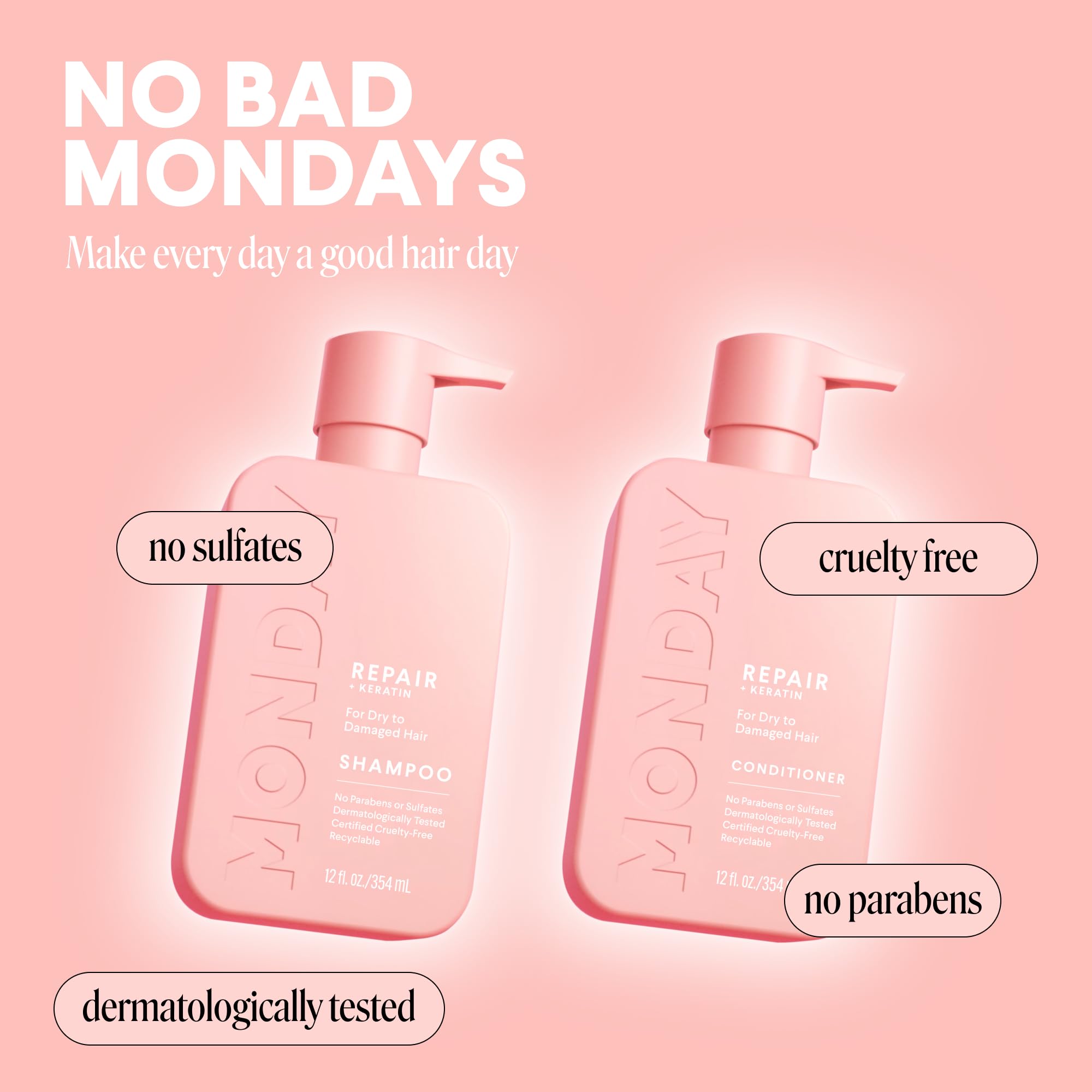 MONDAY HAIRCARE Textura-cremosa: experiencia agradable durante la aplicación