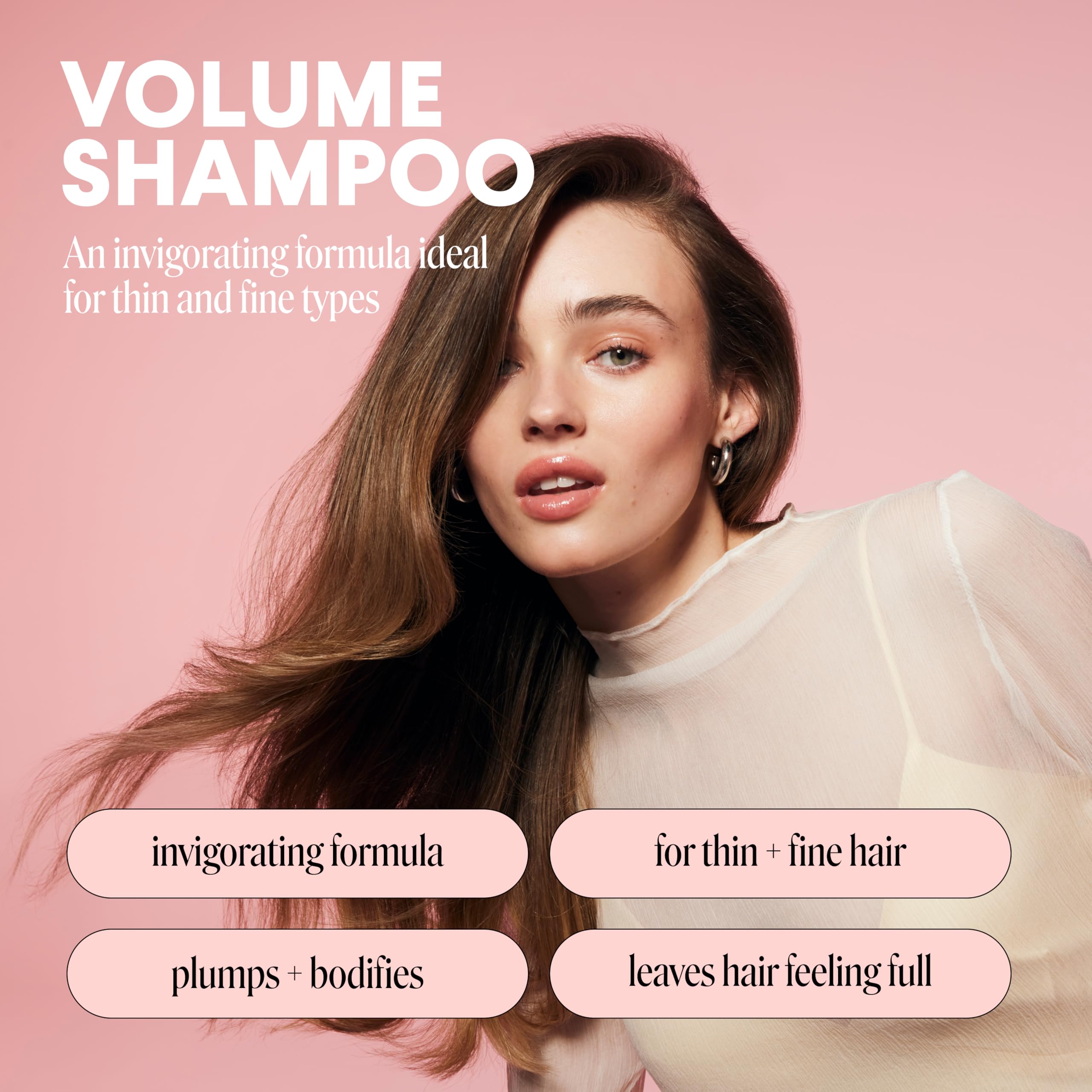 MONDAY Volume Shampoo creamy lather highlighting body and cleanliness