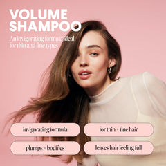 MONDAY Volume Shampoo creamy lather highlighting body and cleanliness