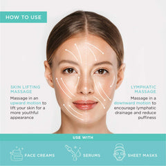 MonétBeauty cooling globes promote lymphatic drainage for a refreshed look.