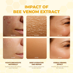 MONIER Crema Veneno de Abeja, textura cremosa que suaviza la piel y aporta brillo ligero.