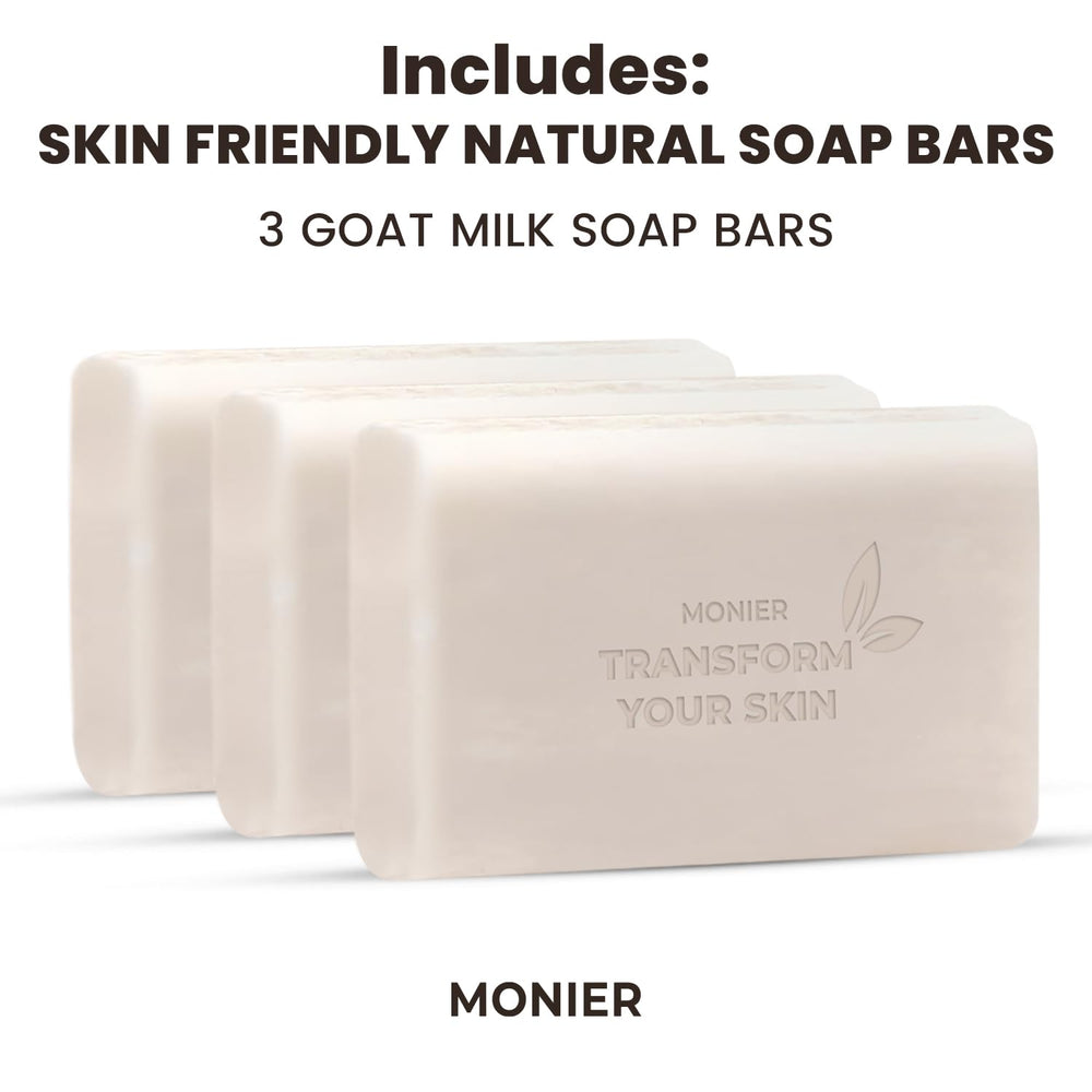 MONIER jabón para rostro y manos, piel sensible y seca.