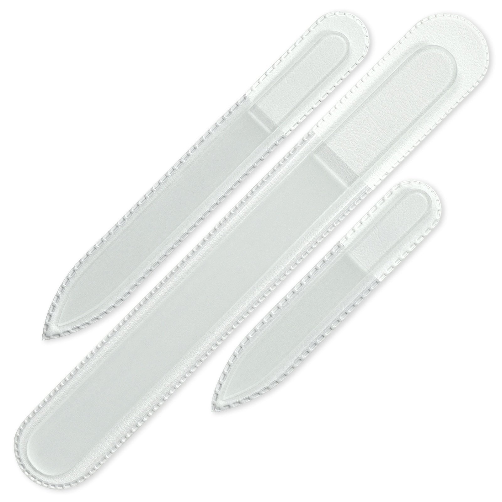Mont Bleu Pro Set 3 Czech glass nail file 90mm for precise shaping.