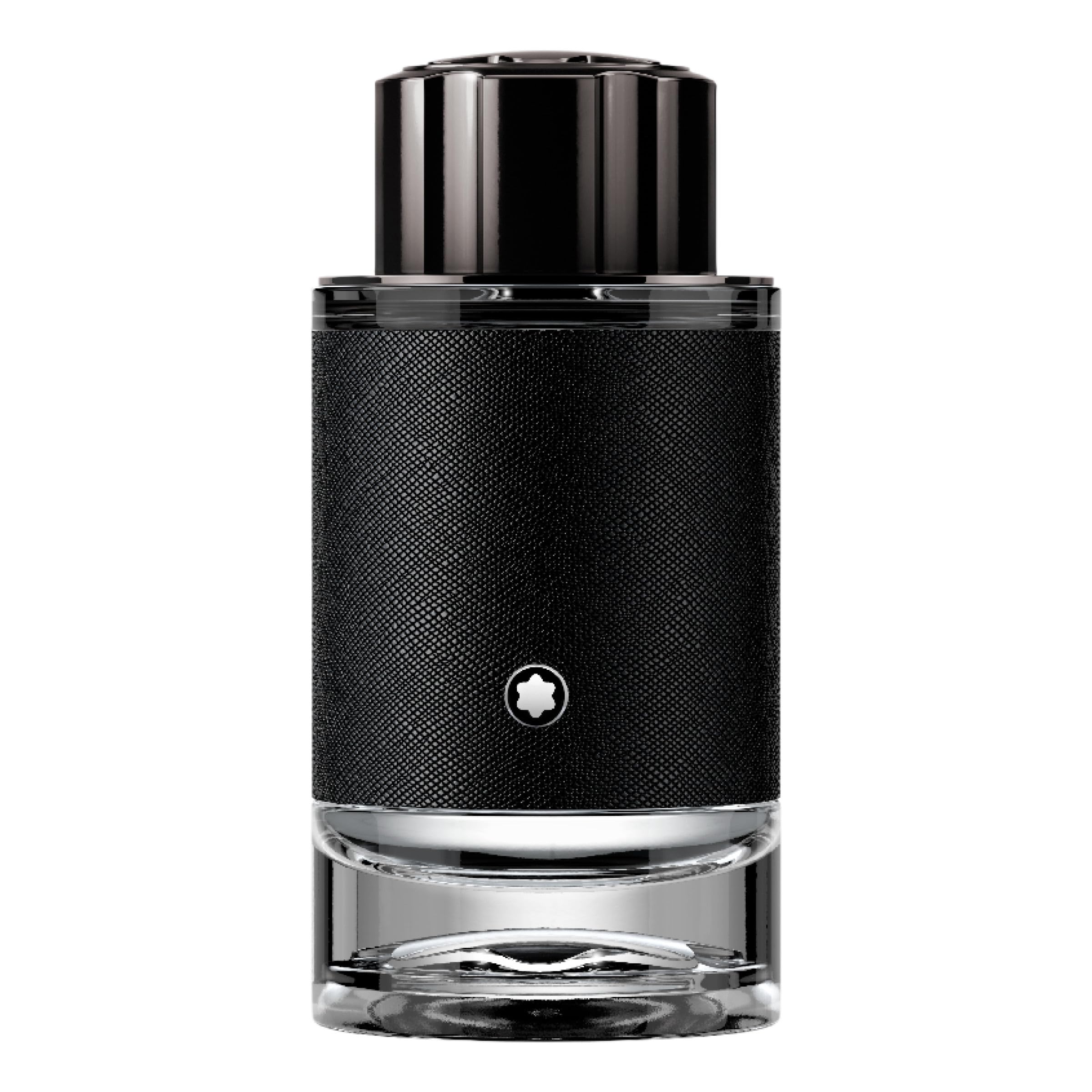 Montblanc Explorer bottle front view showcases bold masculine design for everyday wear