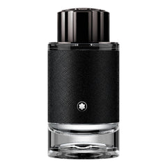 Montblanc Explorer bottle front view showcases bold masculine design for everyday wear
