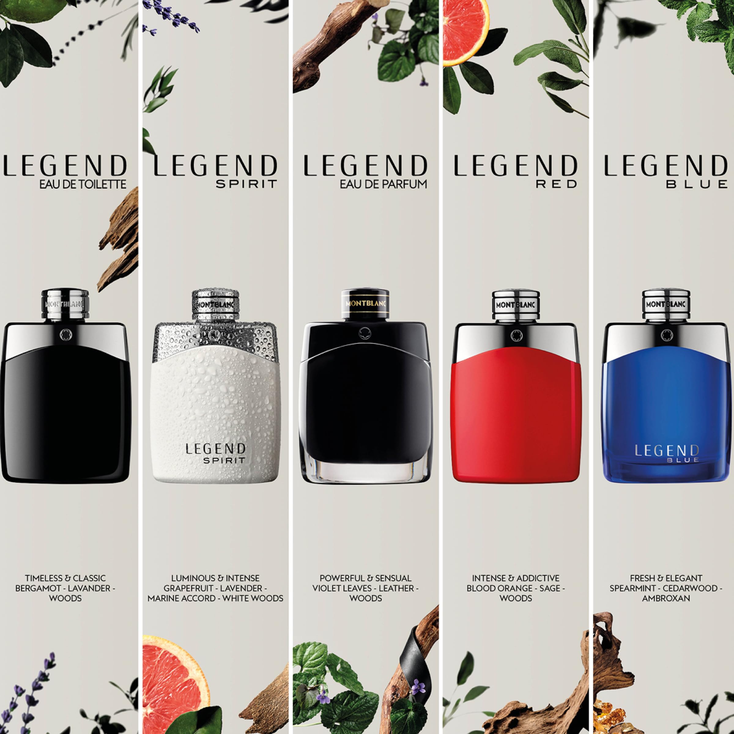 Montblanc Legend EDT in-store display ready for customers.