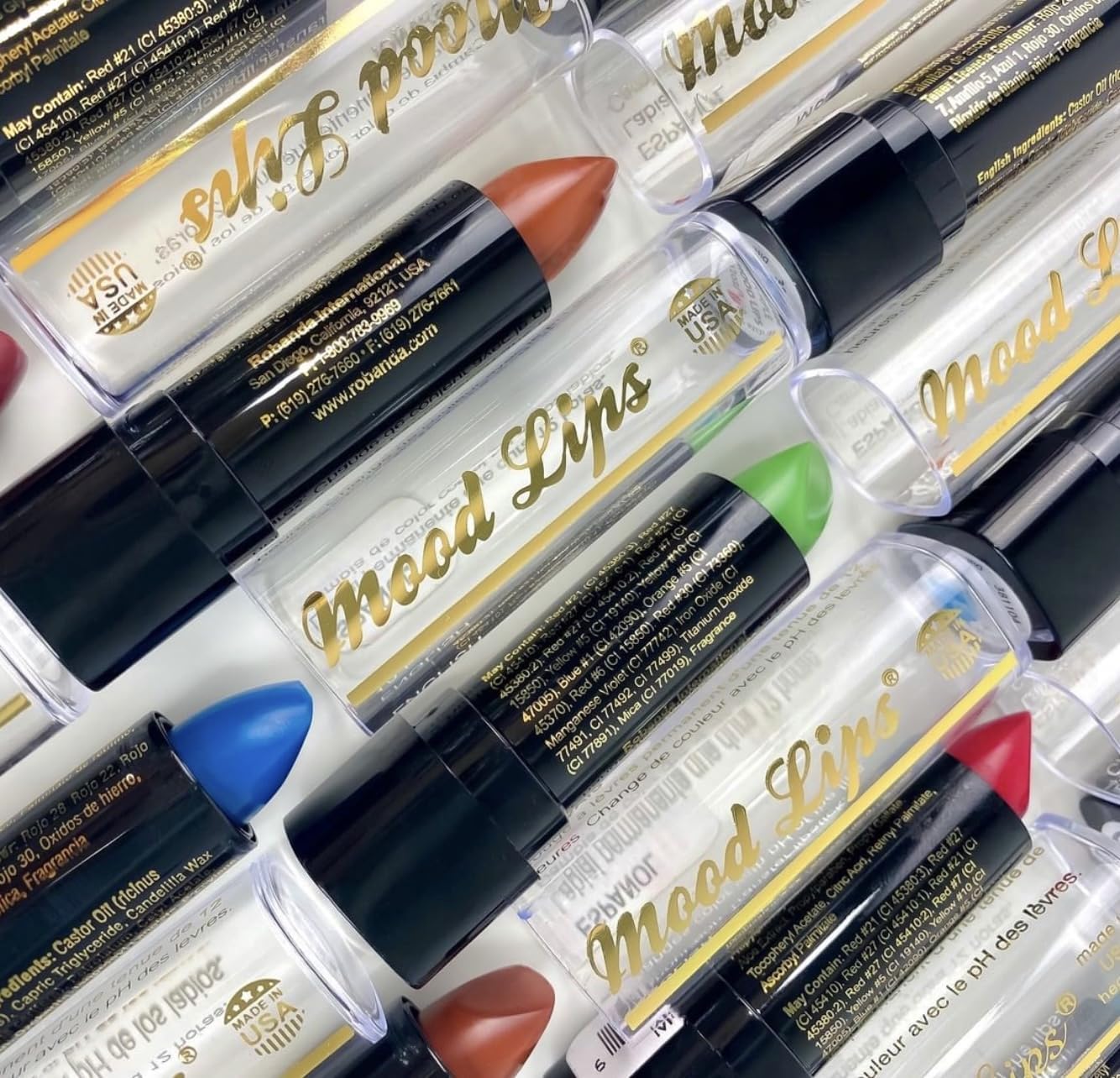 Mood Lips tonos divertidos para diversas ocasiones.