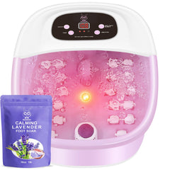 MoodRelish Foot Spa with heat and bubbles for a warm, relaxing soak at home.