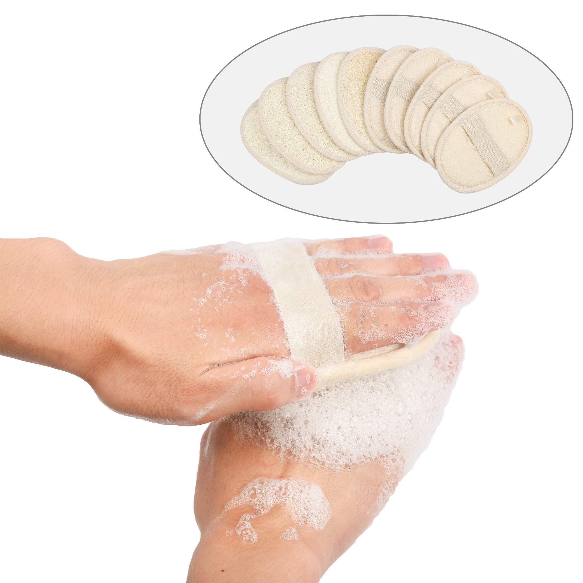 Correa ergonómica de mano Mooerca para uso cómodo durante la exfoliación.