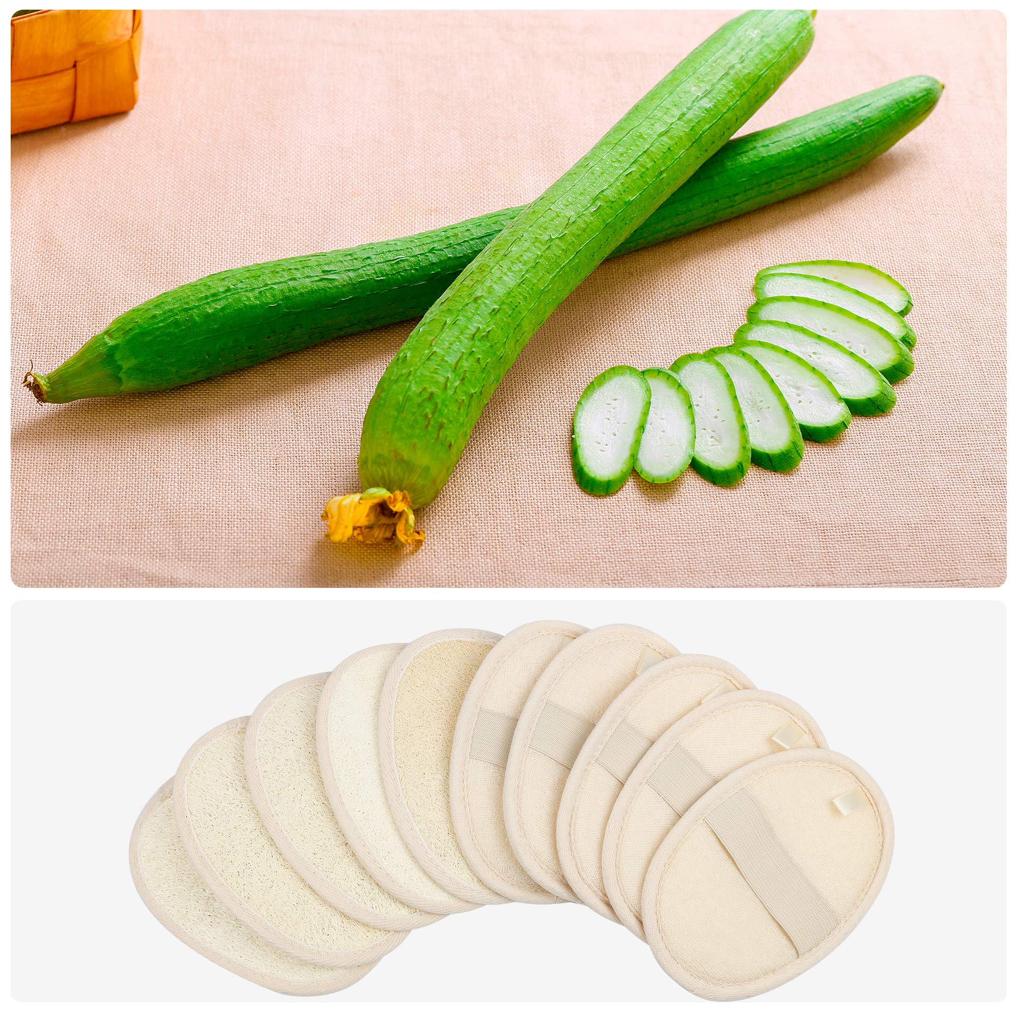 Esponja lufa natural y biodegradable para un cuidado sostenible.