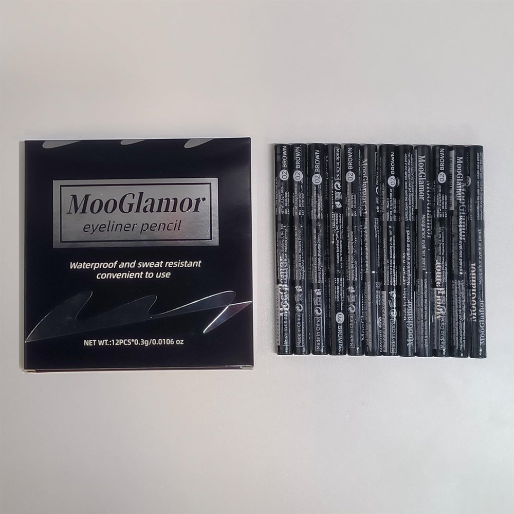 MooGlamor delineador gel impermeable para climas húmedos y sesiones largas