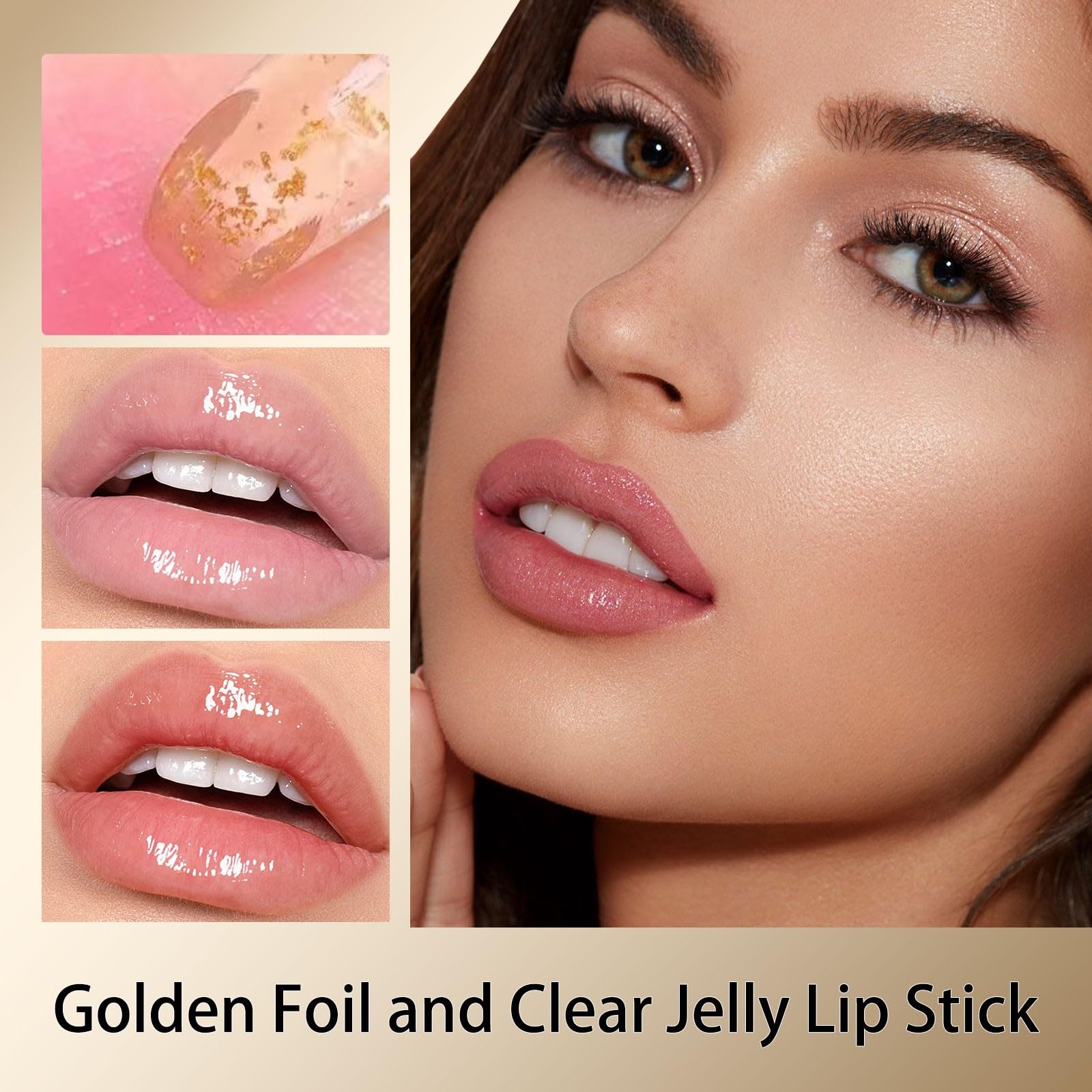 MooGlamor labial acabado dorado, regalo elegante para ocasiones especiales