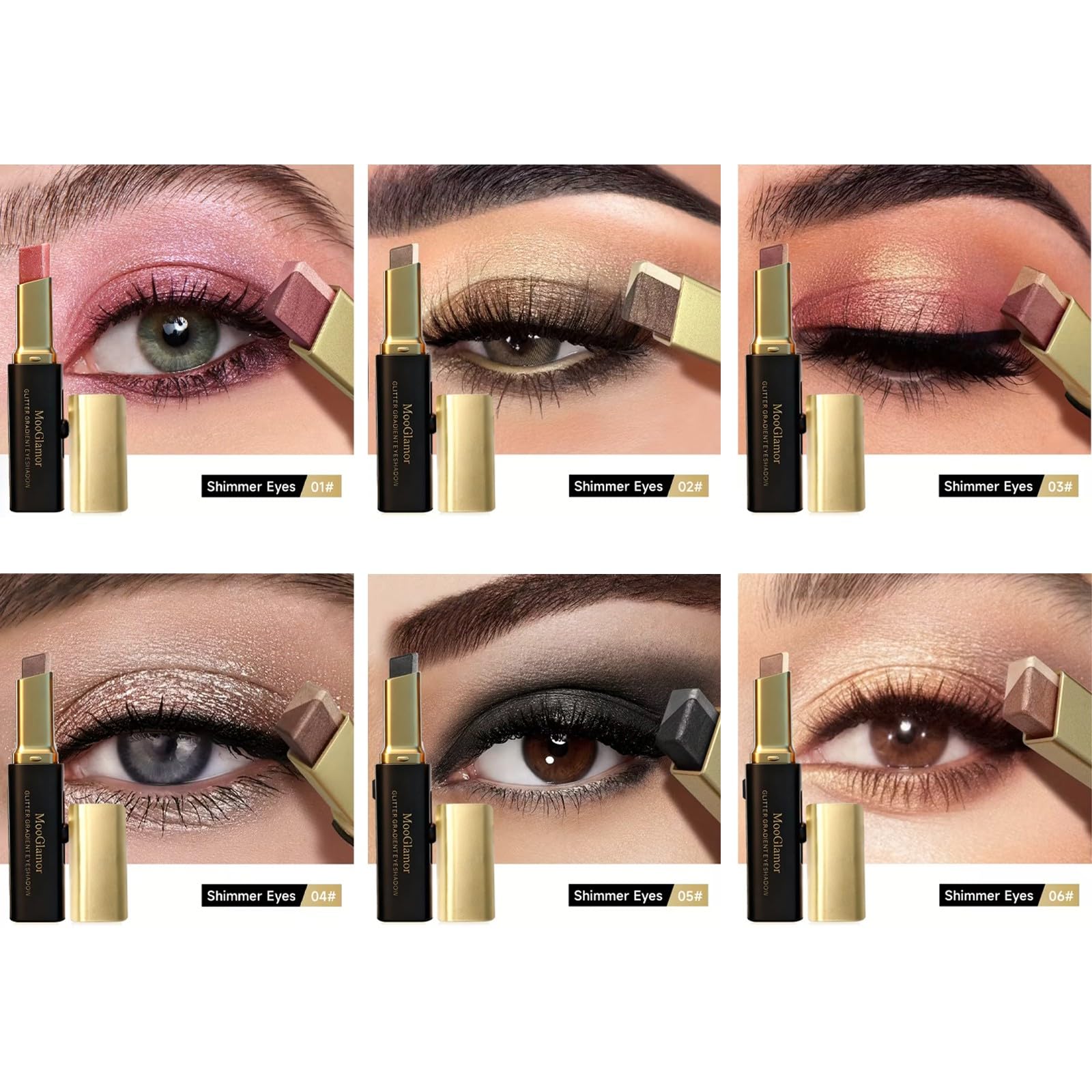 MooGlamor Glitter Stick: ideal para transicionar entre dia y noche.