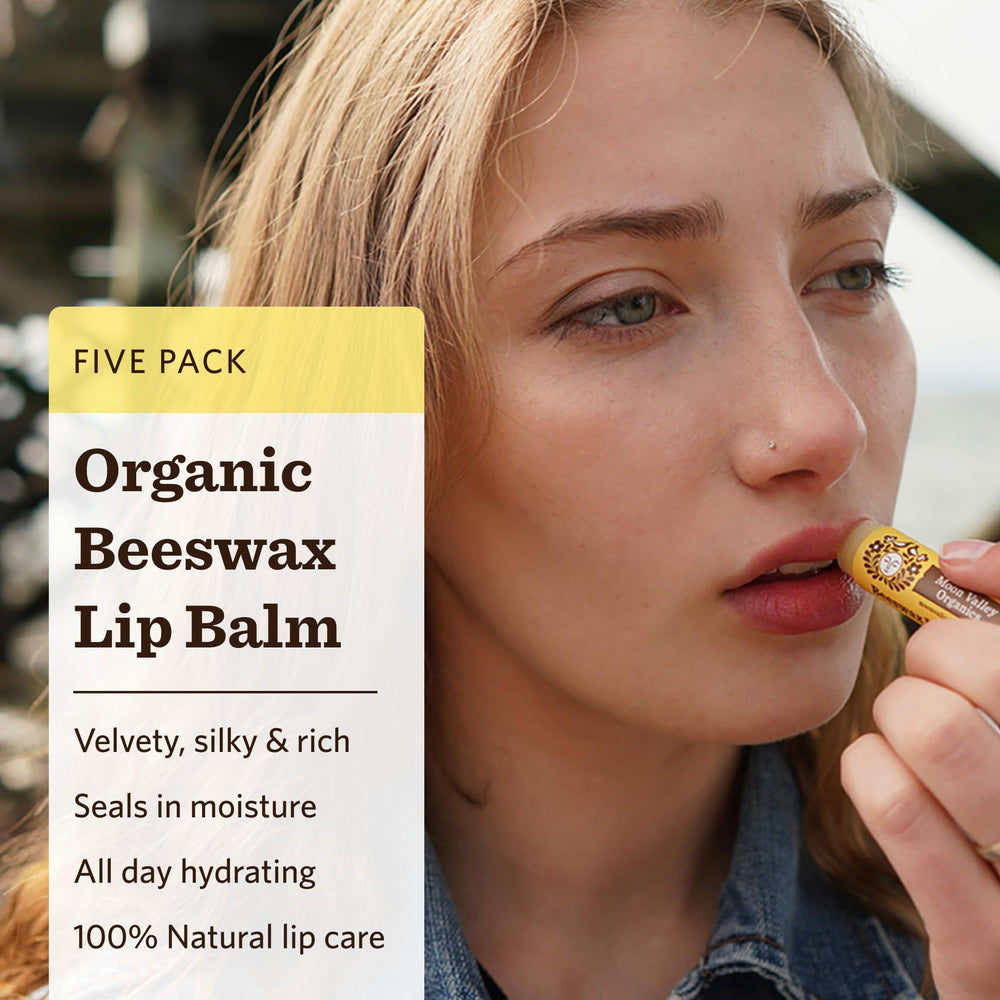 Moon Valley Organics bálsamo labial lima para labios secos