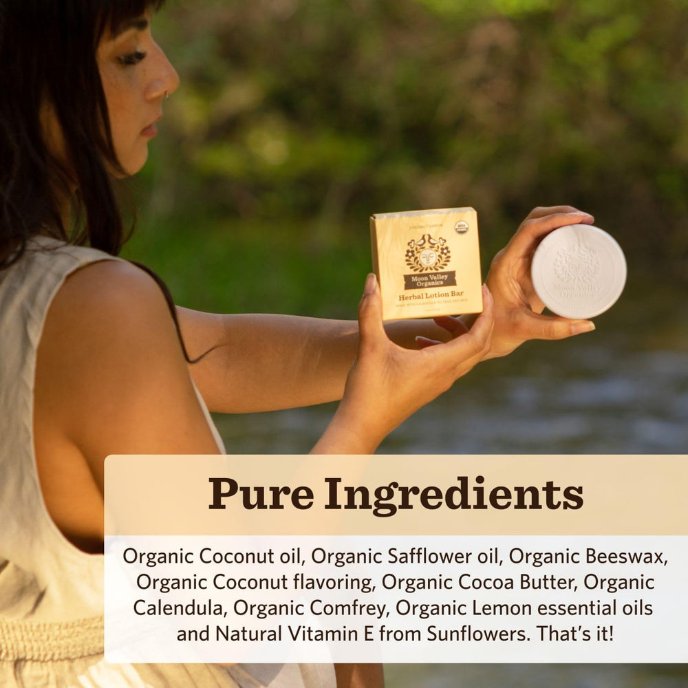 Moon Valley Organics barra cera de abejas, sellado natural de humedad.