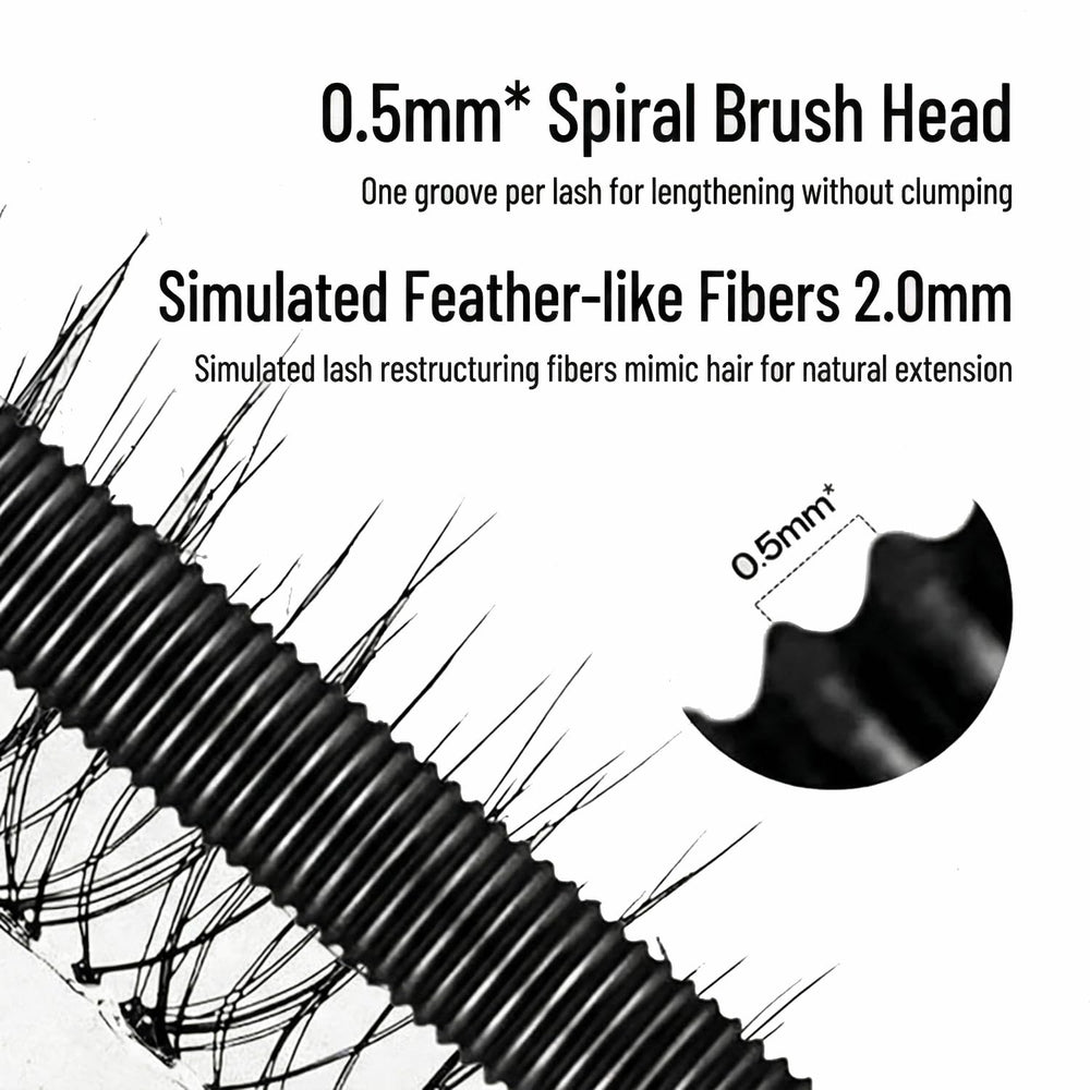MOONGAZE mascara negro intenso para un efecto dramático y duradero