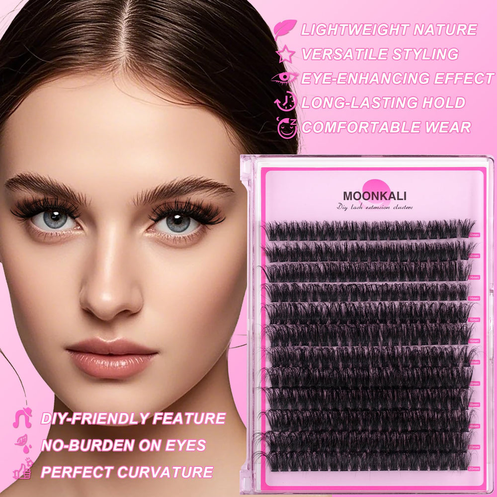 MOONKALI lash clusters reusable with proper care.