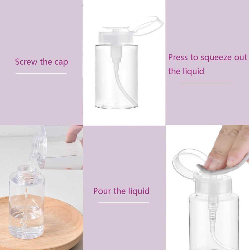 Moonlik leak-proof pump top reduces spills during travel.